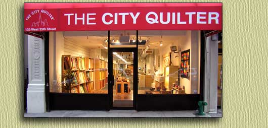 <Photo of The City Quilter from the street>
