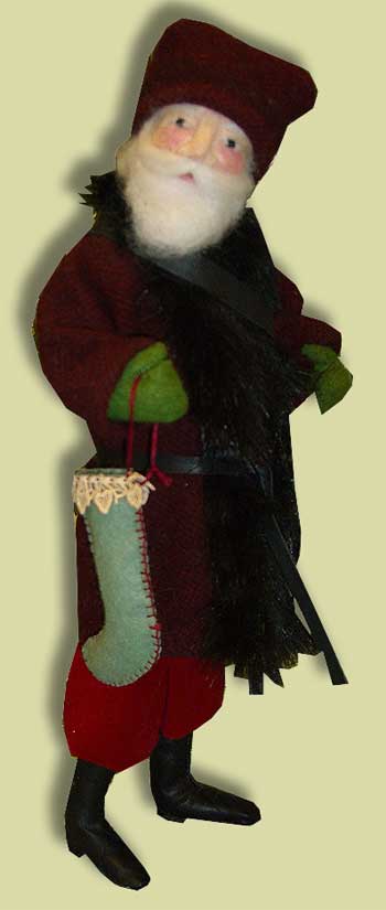 Pere Noel Doll made by City Quilter teacher, Nancy Rabatin