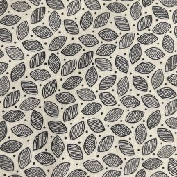 Wisdom of the Plains - Leaf Black & White
