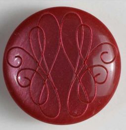 Fashion Button- Wine Red