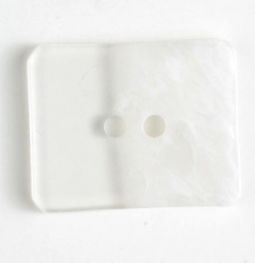 Fashion Button- White Clear