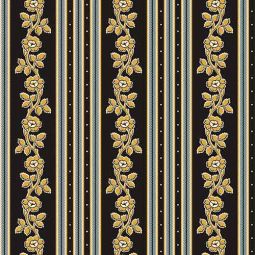 Wallpaper Stripe-Black and Teal