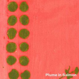 Handcrafted 2 Plume Salmon