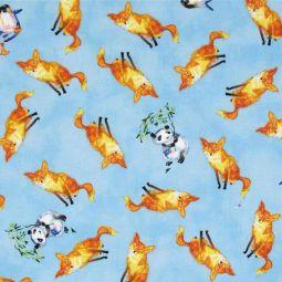 Friends in Wild Places Foxes Blue
