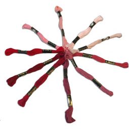 Embroidery Floss 10-Red