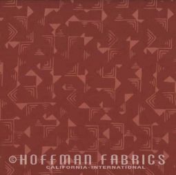 Hand Dyed Batik Rust