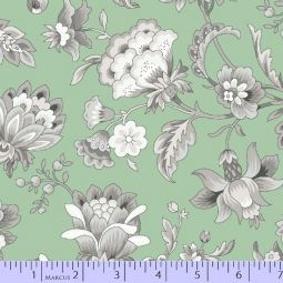 Gracious Skies Floral Mint Green