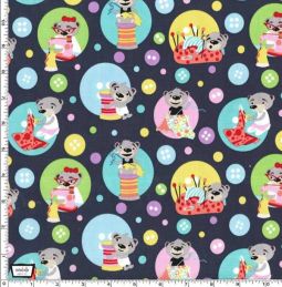 Sewing Bears Grey