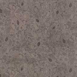 Black Tie Affair Outlined Flowers Grey
