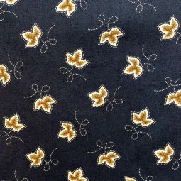 Garden House Gold Leaves Black