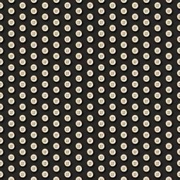 Thimble Pleasures White Buttons Black