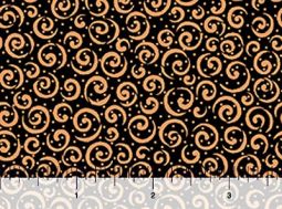 Metals Scroll Black Copper