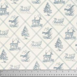 Winter Garden Toile Silver